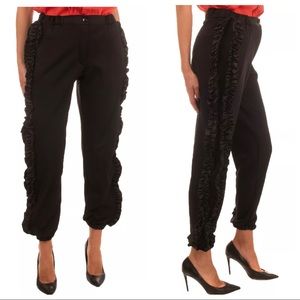 🎉HOST PICK 🎉Satin Ruffle Sides Tracksuit joggers